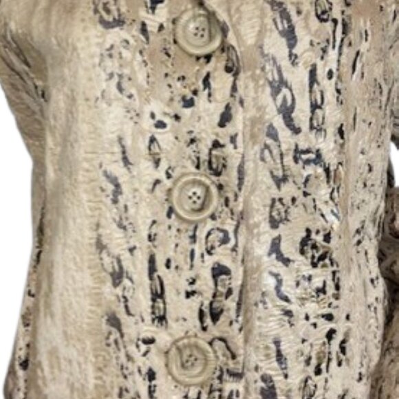 Erin London Textured Leopard Print Blazer - Picture 3 of 7